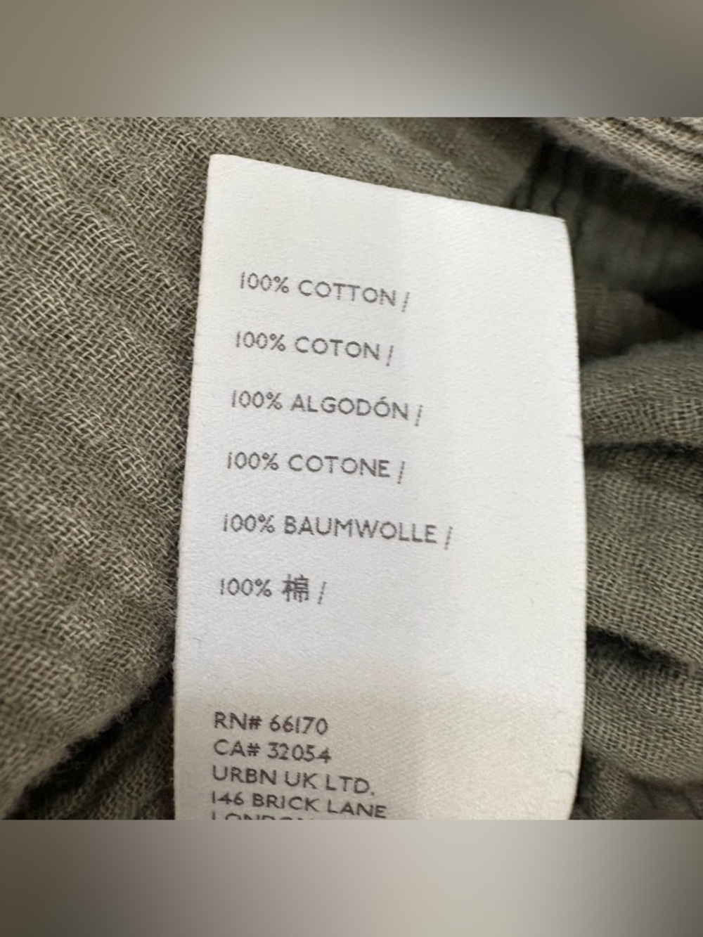Anthropologie Maronie Gauze Overalls Jumpsuit Brown Gray Wide Leg Cotton Small - Picture 9 of 9